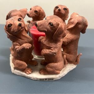 Dachshund Votive Candle Holder